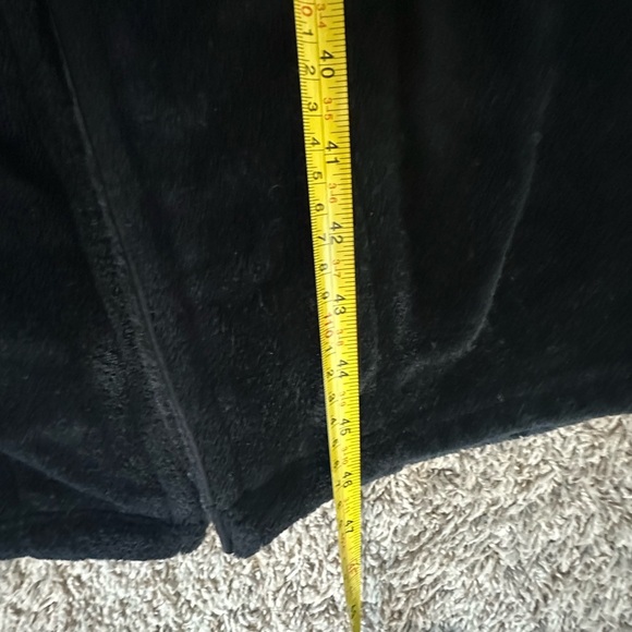 SOMA Embraceable Plush Long Robe Black S / M A415 &416 - Picture 7 of 8